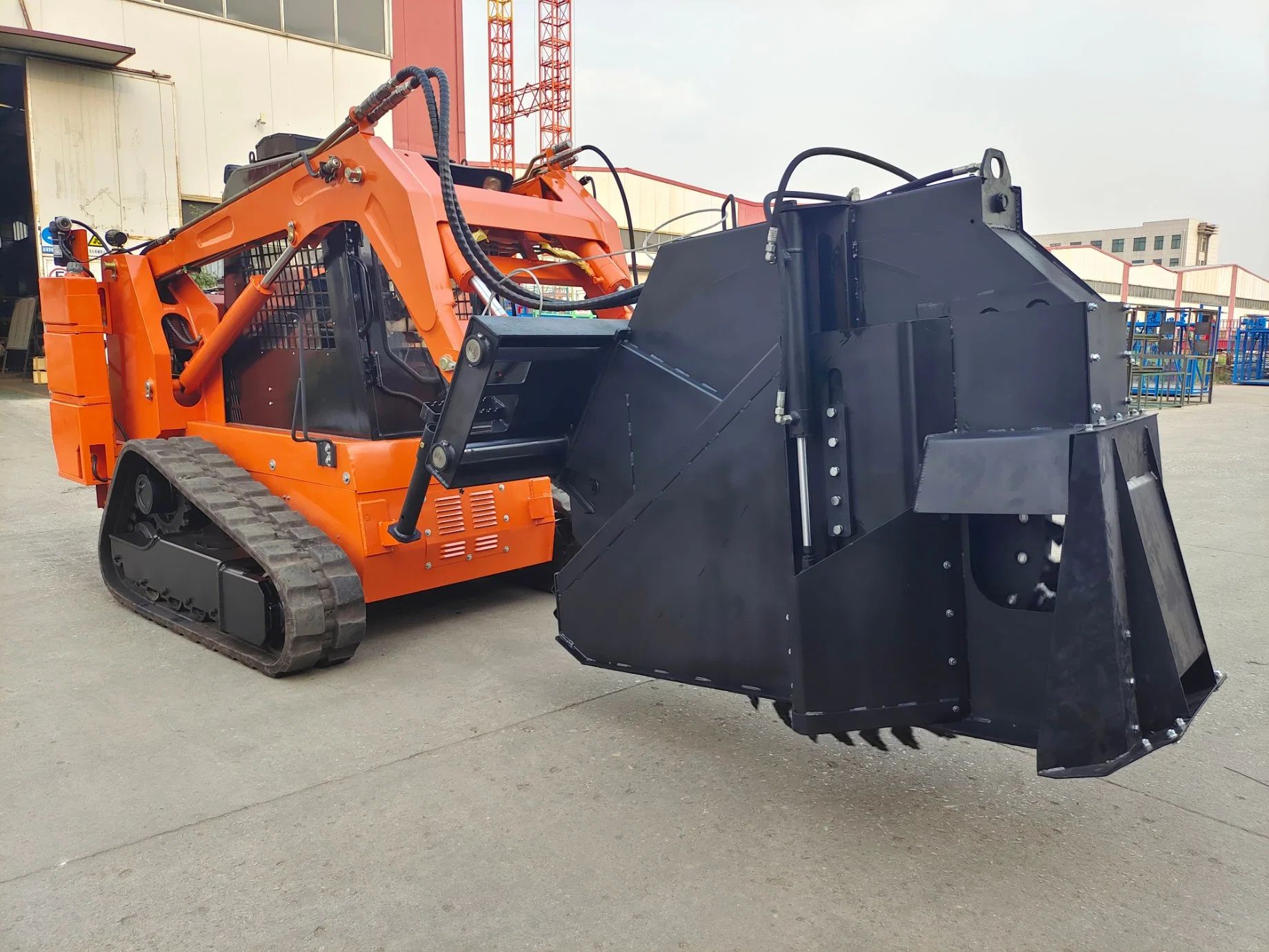 Price of Skid Steer Front End Loaders with Wheel Saw for Sale