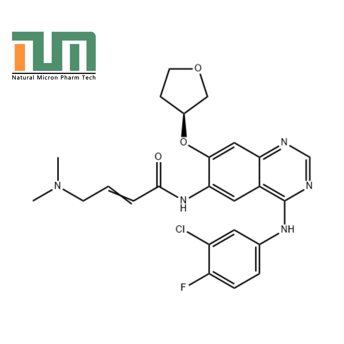 Lab Supply Chemical Structure Design Service! Afatinib CAS: 439081-18-2 / 443797-96-4 / 440662-09-9