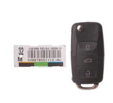 VW 3-Button Remote Key 315MHz 1 J0 959 753 DJ