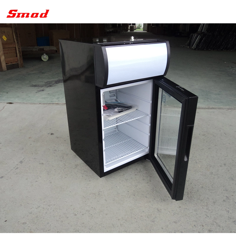 Smad 21L Cold Drink Glass Door Mini Countertop Display Cooler