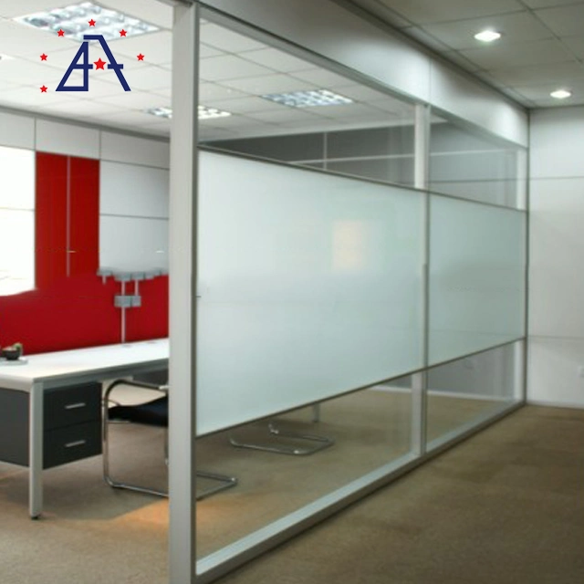 High quality/High cost performance  Aluminium Office Sliding Tempered Toughened Laminated Glass Walls Partitions