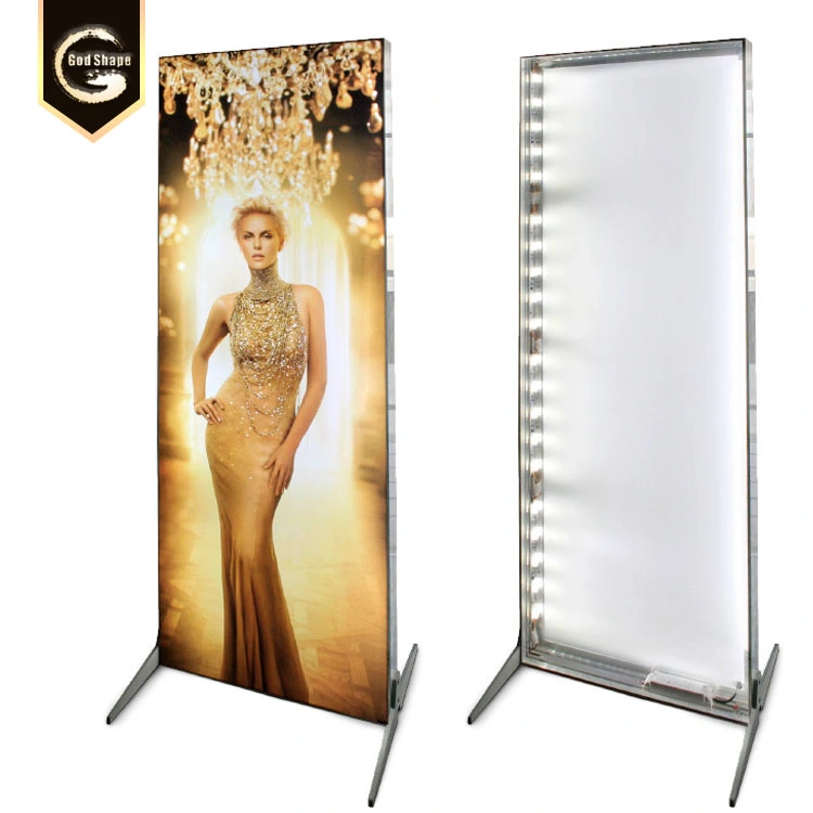 Indoor Advertising Fabric Face LED Light Box Display