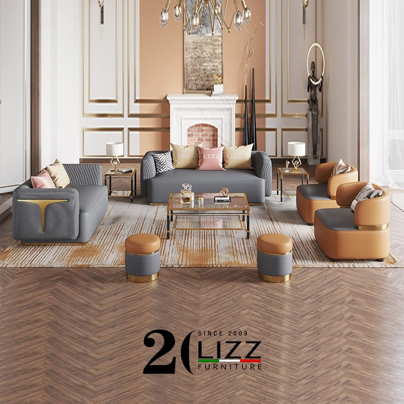 Modern Luxury Royal Emirates Furniture Leisure Home Living Room Sofas Set