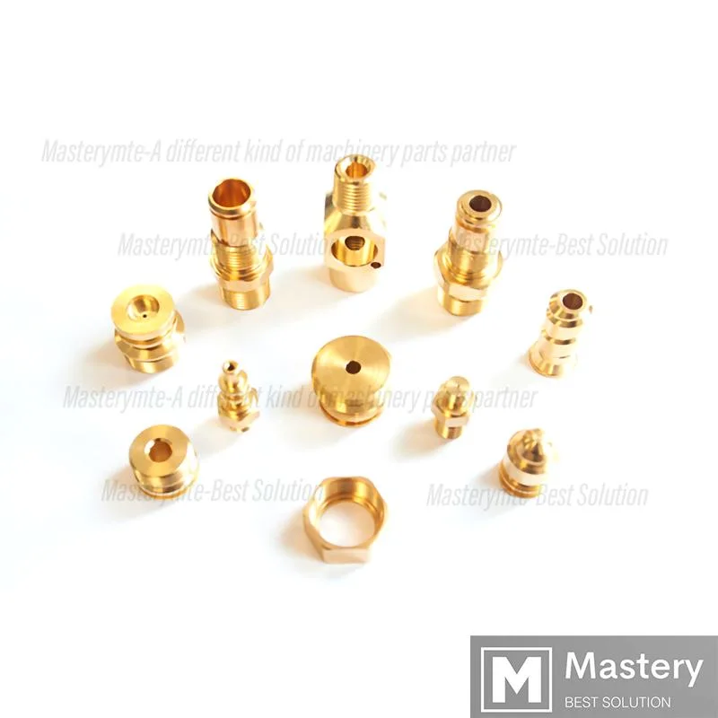 Good Quality Copper Shaft Coupling Joints CV Screw Thread Connecting Spare Parts by CNC Machining High Precision Fastener for Medical Equipment Use Certificated