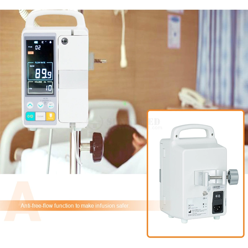 Sy-G076-2 Hospital único canal Electric instrumento médico Precio de la bomba de infusión