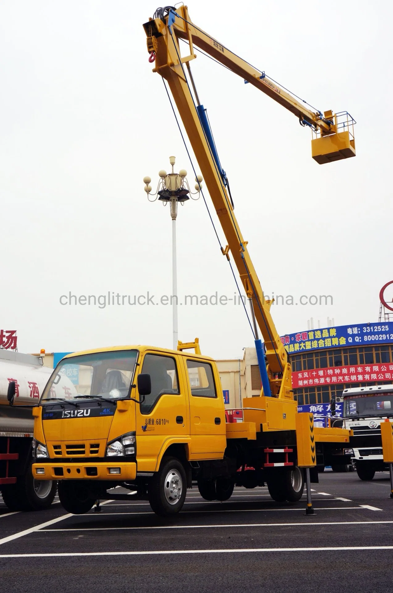 Isuzu 4*2 14-18m High up Altitude Operation Folding Aerial Working Platform Truck