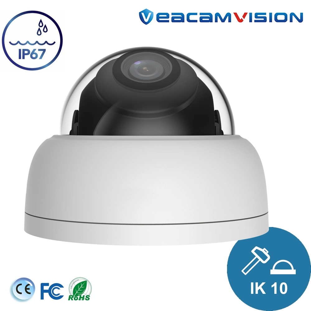 5MP Ultra 265 Mini Fixed 2.8/4mm Dome Camera IP67 Poe Power Support Onvif IR Network Camera