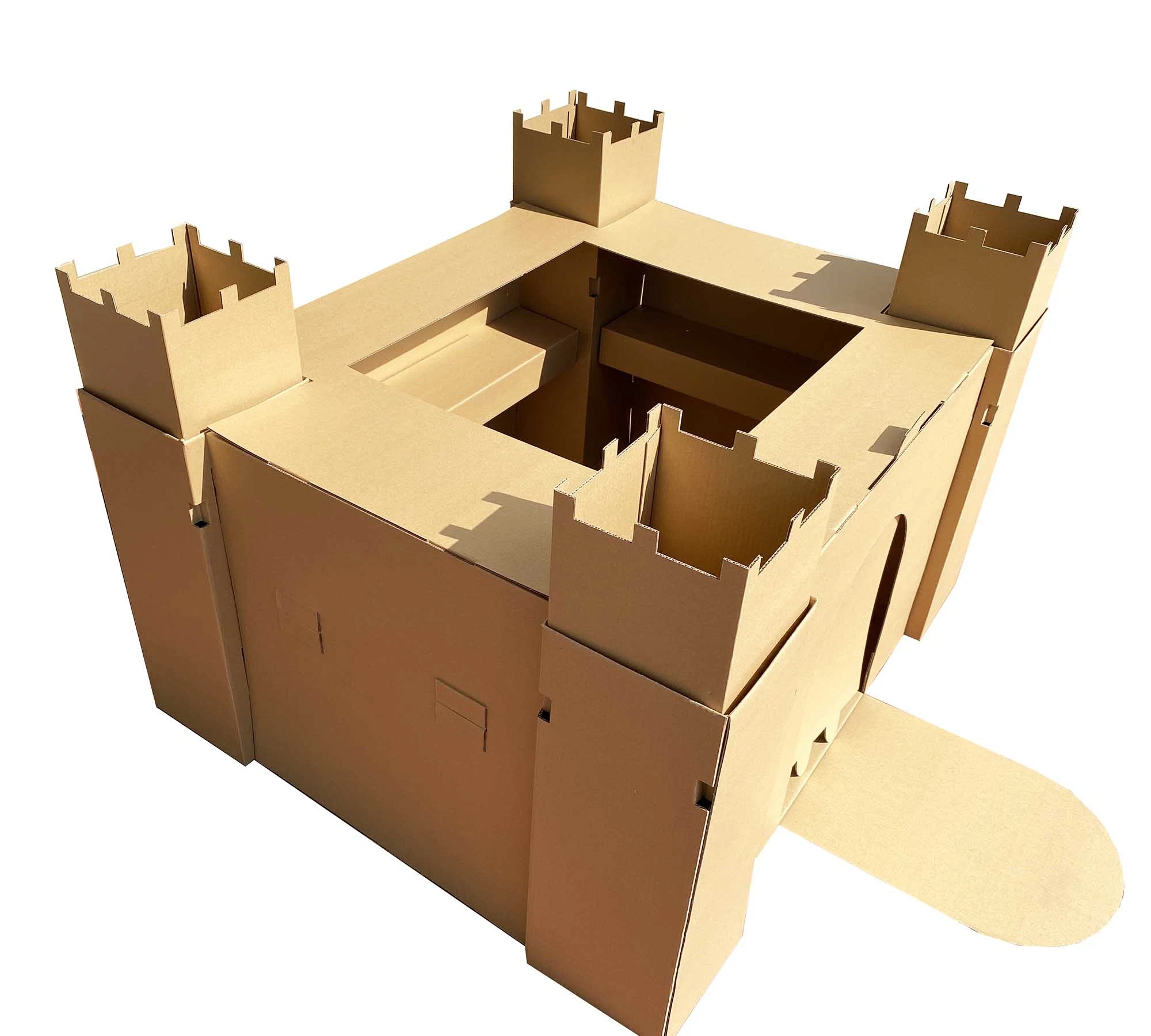 Indoor Playground Cardboard Paper Kid Safe Play Cardboard Box House