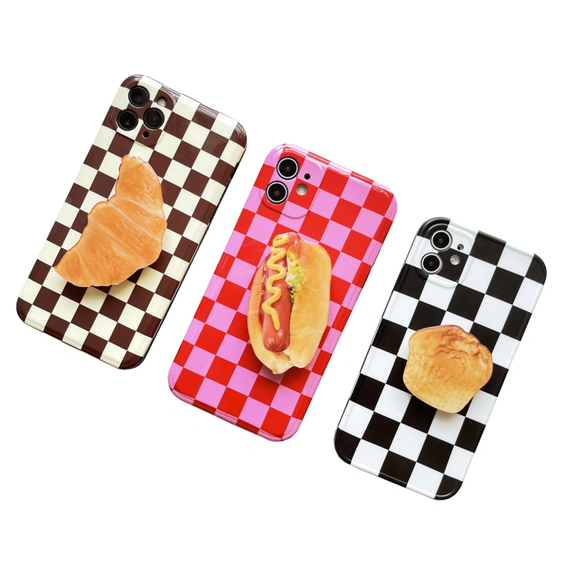 Cake Food Dripping Bread Griptok Cell Mobile Enamel Phone Holder Stand Socket for Phone Case