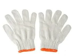 30g Cheap White Cotton Knit Safety Working Gloves