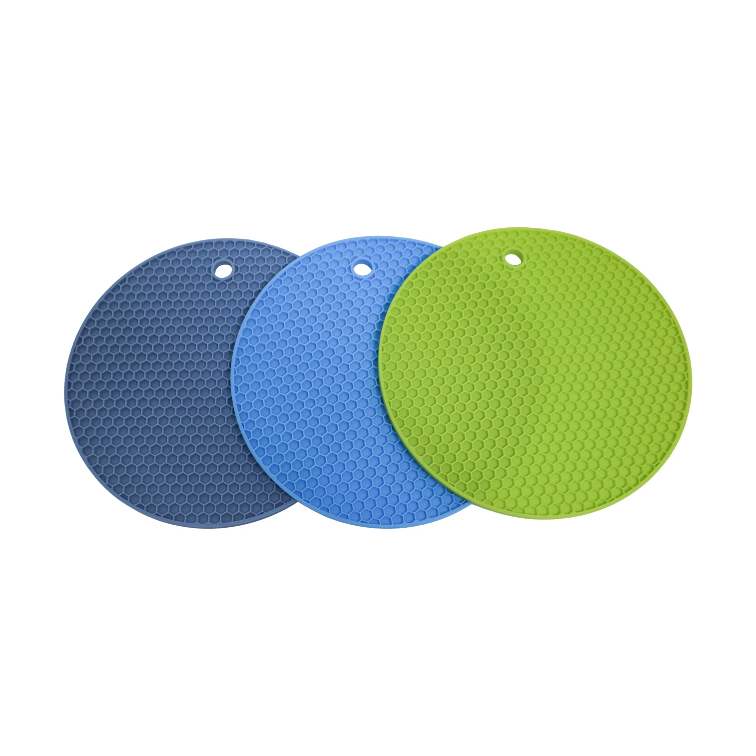 Honeycomb Cup Mat Silicone Coaster Pad Mat for Kitchen Durable Round Shape