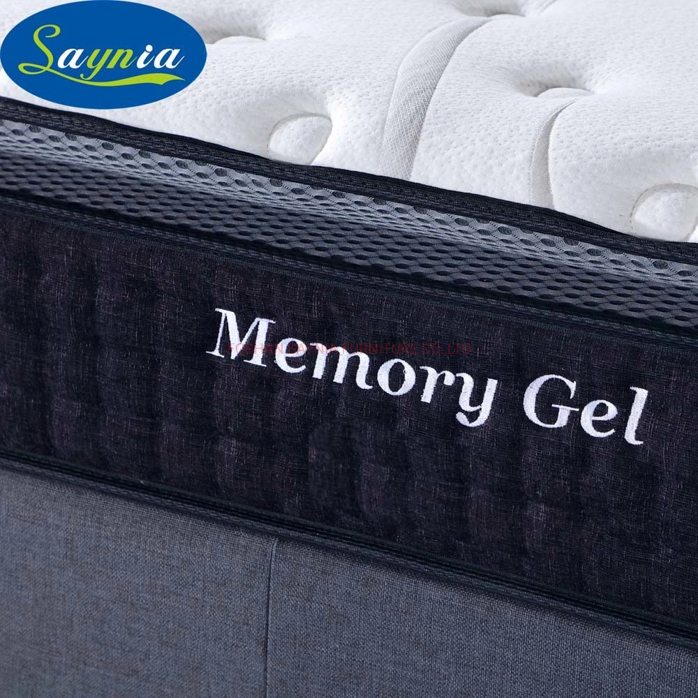 Wholesale/Supplier Price Pad Polyester Queen Size Latex Foam Coil Bonnel Pring Mattress for Hotel Bedroom