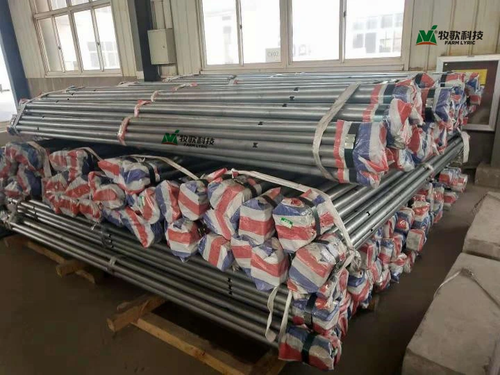 Thickened Hot DIP Galvanized Four-Hole Feeding Pipe