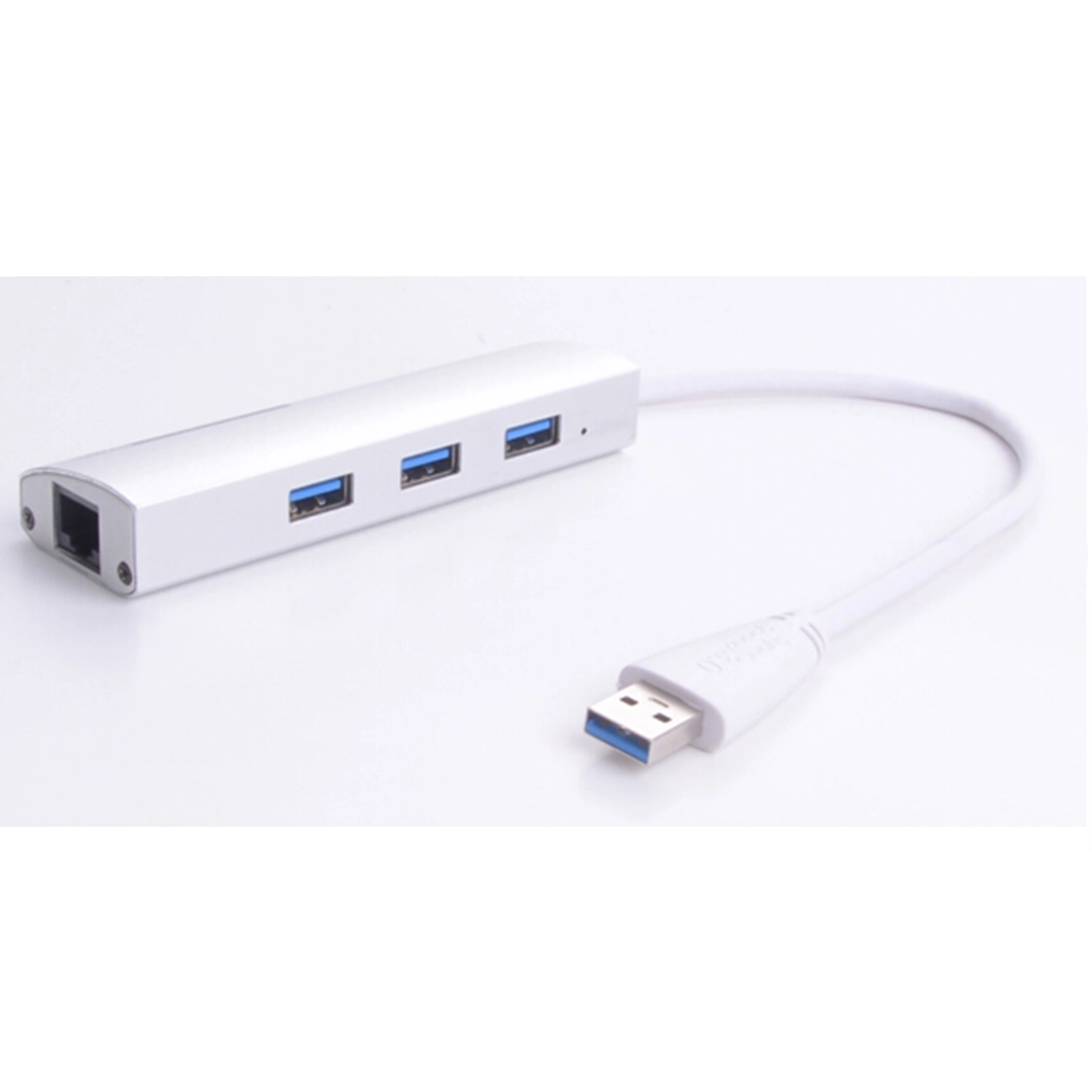 USB-a to One Gigabit Ethernet Anf Three USB-a Port Hub