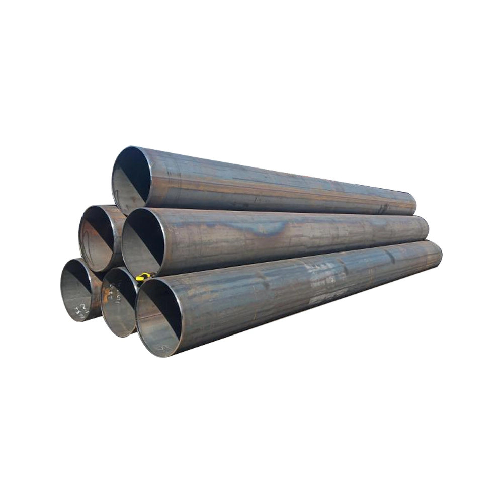 Fabricação tubo de aço carbono para tubos de aço industrial, de alta precisão DIN ERW para fabricantes de caldeiras de alta pressão Stock Q235B tubo de grande diâmetro 1220 * 12