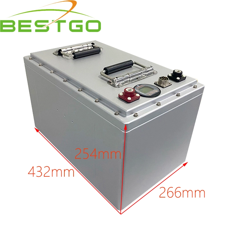 Bestgo 51.2V100ah/12.8V400ah batterie au lithium 5.12kwh en gros batterie solaire avec Bluetooth