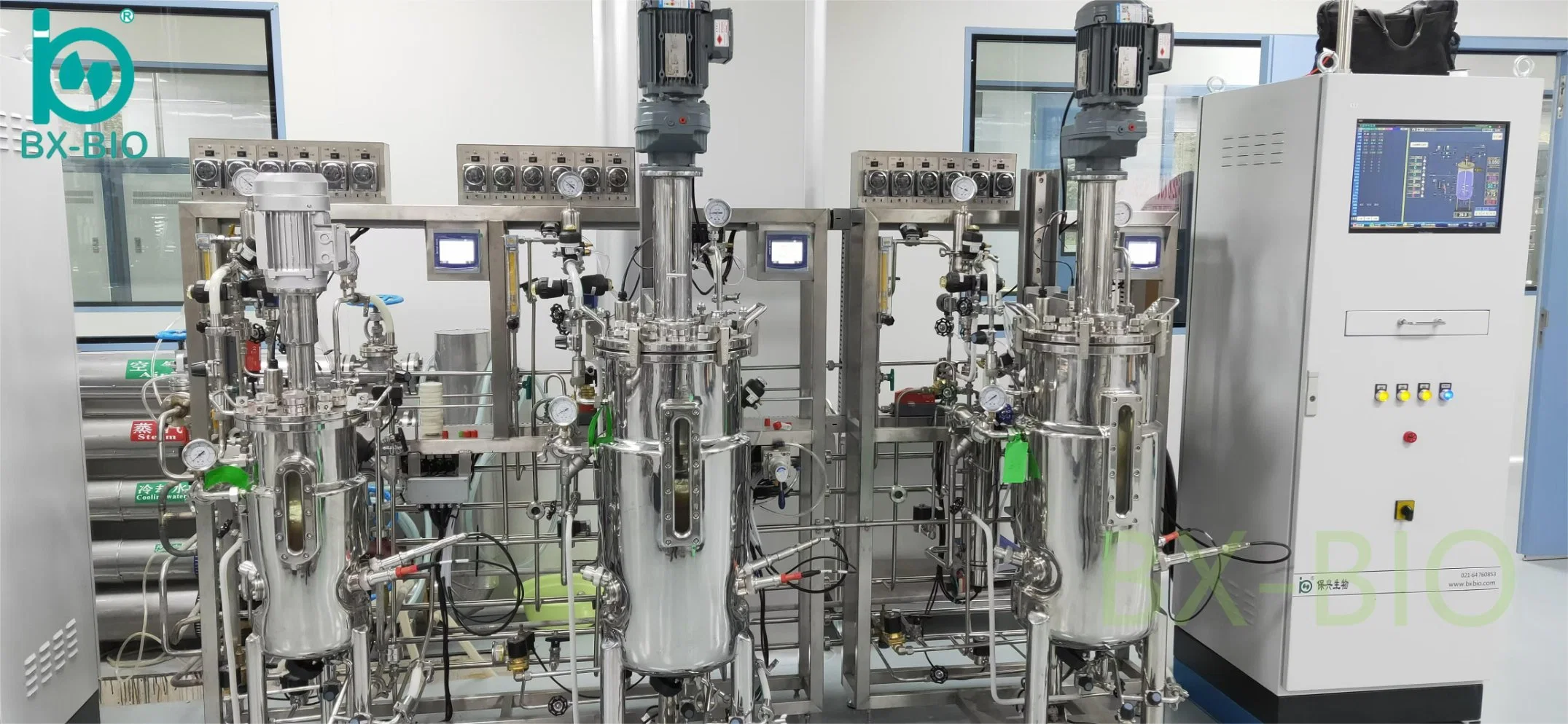 10-10000L Mcirocists الثقافة تخمير البذور استانلس ستيل fermenter BioreActor لمدة الفطريات أ أمينو حمض البكتيريا