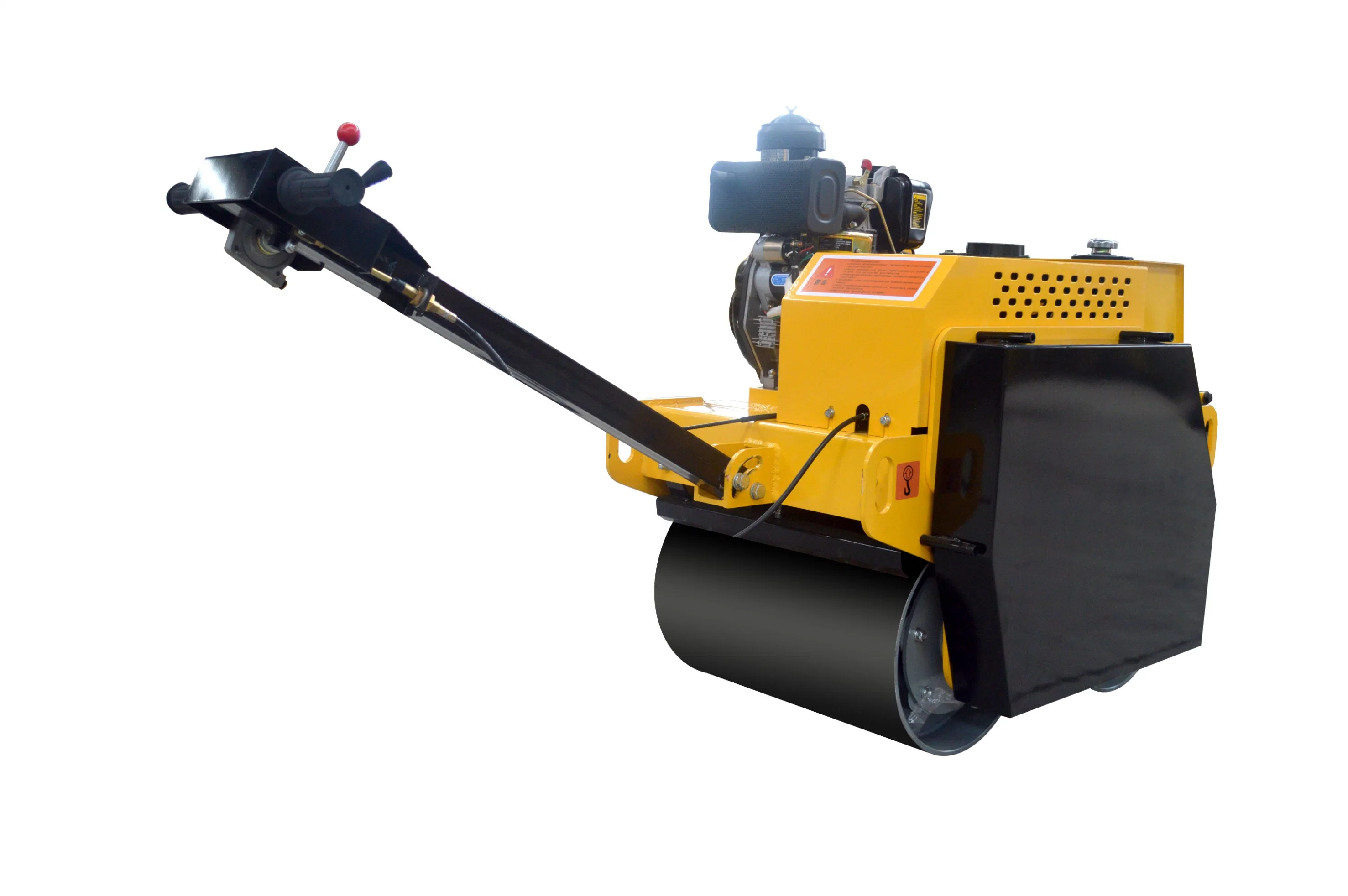 Hts600 Small Vibratory Diesel Walking Behind Double Wheel Mini Compactor Road Roller for Sale