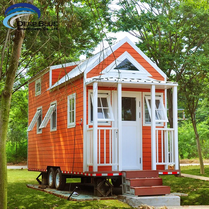 Deepblue Smarthouse Mobile Prefabricated Florida Tiny House on Wheels for Rent