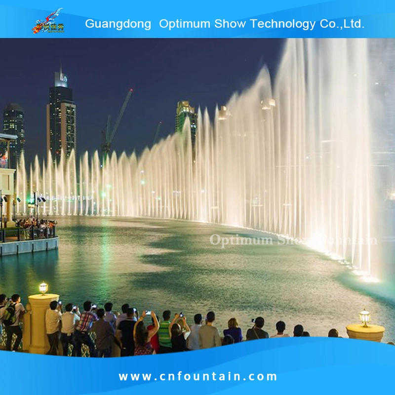 Modern Large Lake Water Dancing Music Floating Fountains Outdoor with Lights