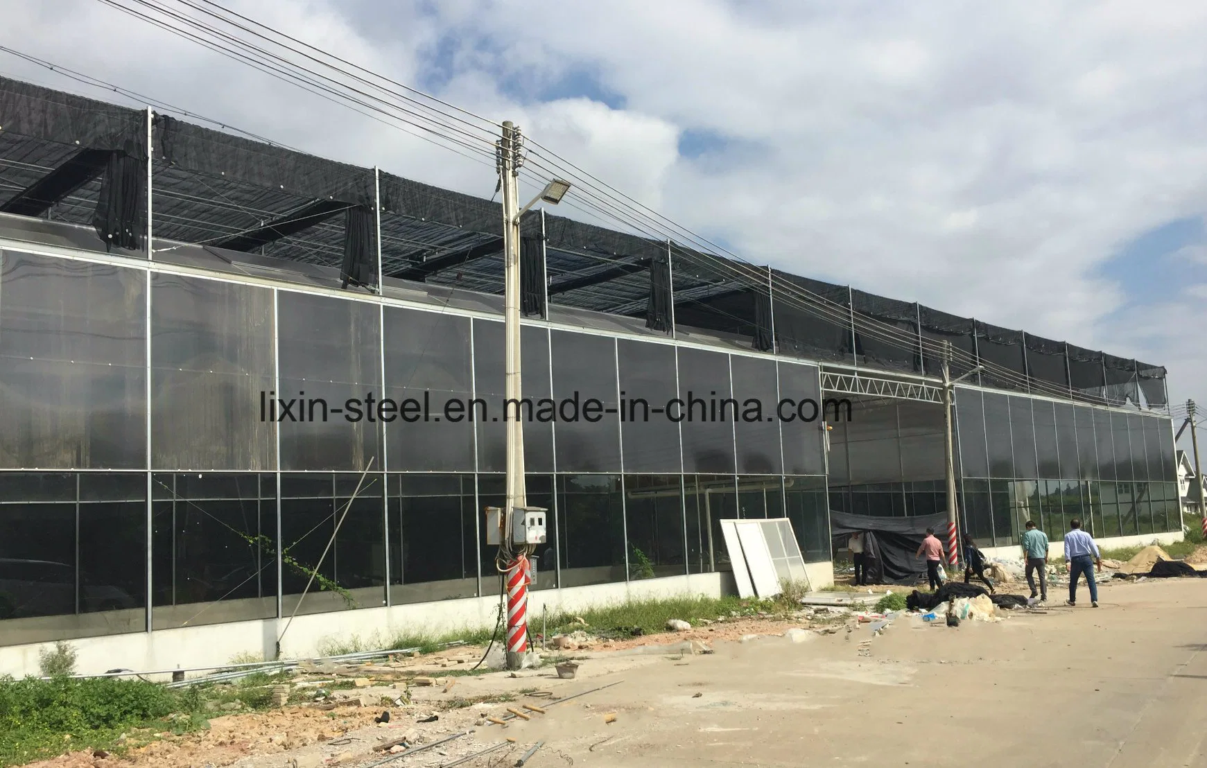 Light Weigh Steel Structure Frame Prefabricated Building Green House