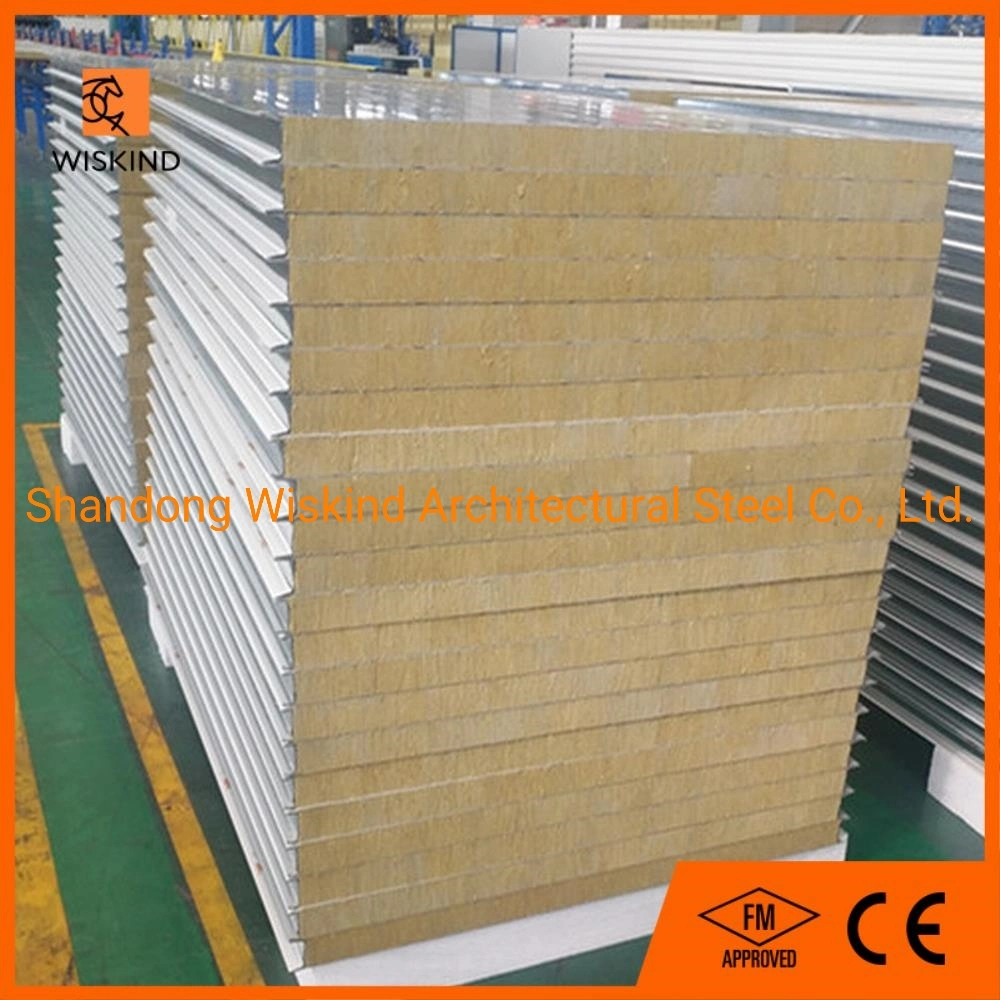 98% Water Resistent Building Material Insulation Rock Wool Composite Board