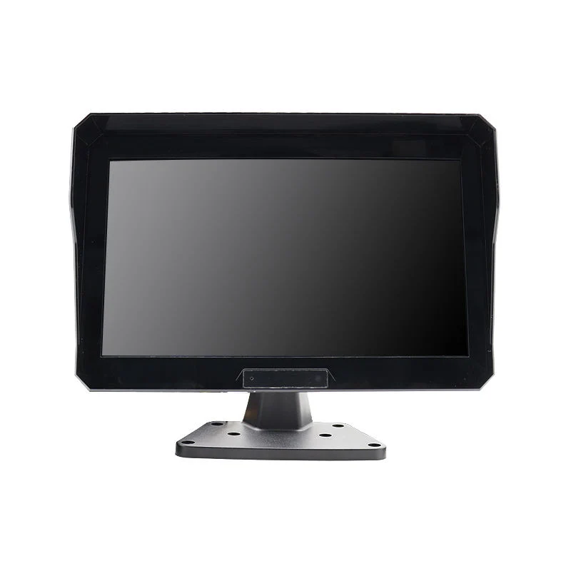 Écran LCD 11inch 2CH Vue fractionnée Vue avant et arrière tout en un seul enregistreur vidéo de surveillance de l'affichage de voiture Bus système de moniteur de DHA du chariot