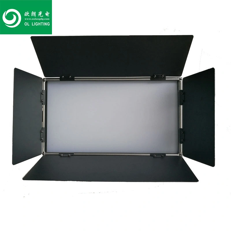 DMX LED Stage Light 150W Professional Stage Flat Soft LED Panel Lighting Video Effect Flood Light High Bright LED Lamp Stage Light