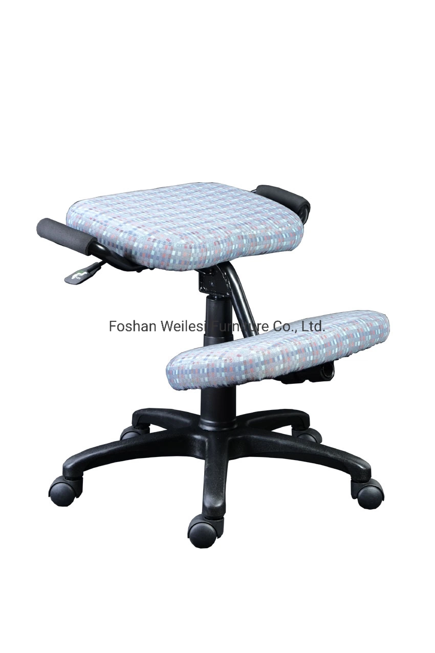 Metal Frame Color Optional PU Paddle Simple Tilting Mechanism Knee Chair