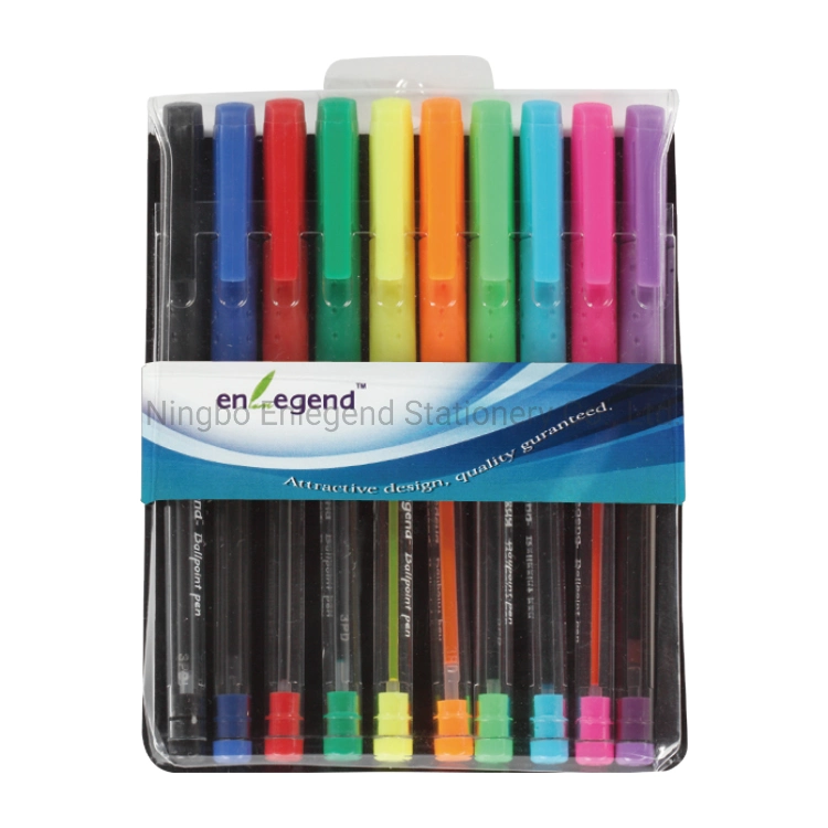 EG9106 cadeau promotionnel Vivid encre gel de couleur jeu de plumes