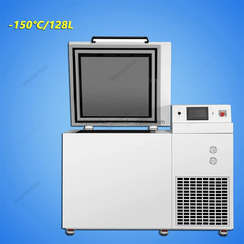 Factory Wholesale Price -150 Degree Ultra Low Temperature Freezer Medical Laboratory Vaccine Storage 128 Liters Touch Screen