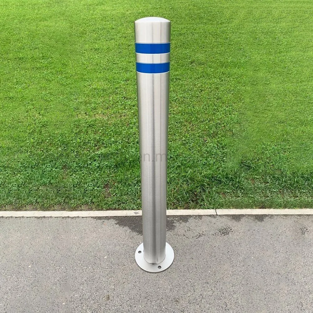 Traffic Guard Stainless Steel Parking Post Road Safety Bollard Pole