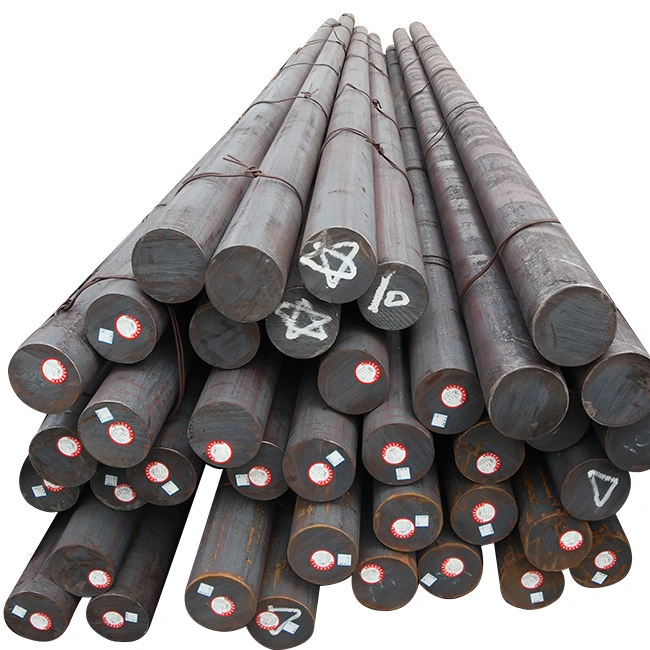 ASTM Q235 Q345 Ss400 A36 1020 1045 4140 4340 8620 Hot Rolled / Cold Drawn Iron Forged Carbon Alloy Steel Rod, Bright / Black Steel Round Bar