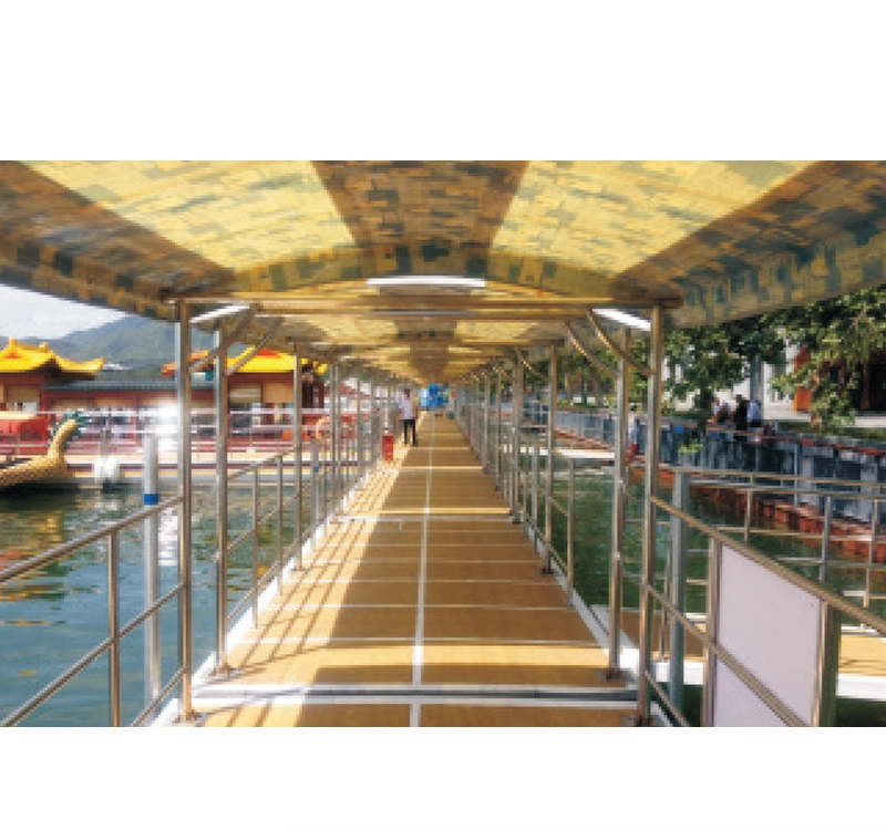 منصة Pontoon العائمة في الصين Fiberglass Float Dock عائمة