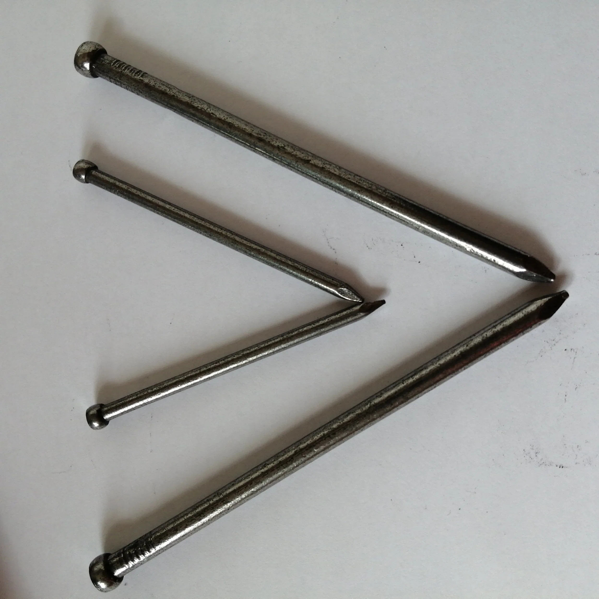 Good Quality Polished or Galvanized Jolthead Nail / Headless Nail / Finishing Nail / Furniture Nail From Tianjin Manufacturer 5''