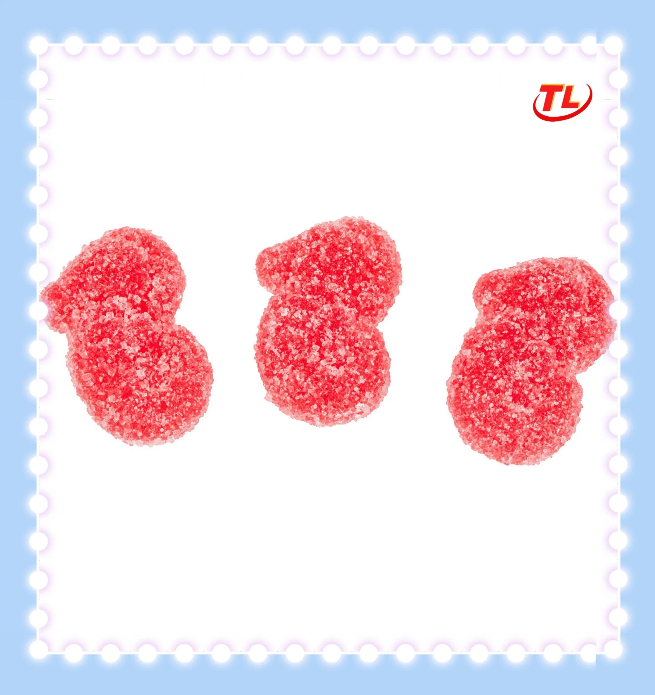 Bear Shaped Sour Sweet Gummy Candy mit köstlichem Fruchtgeschmack Für junge Menschen