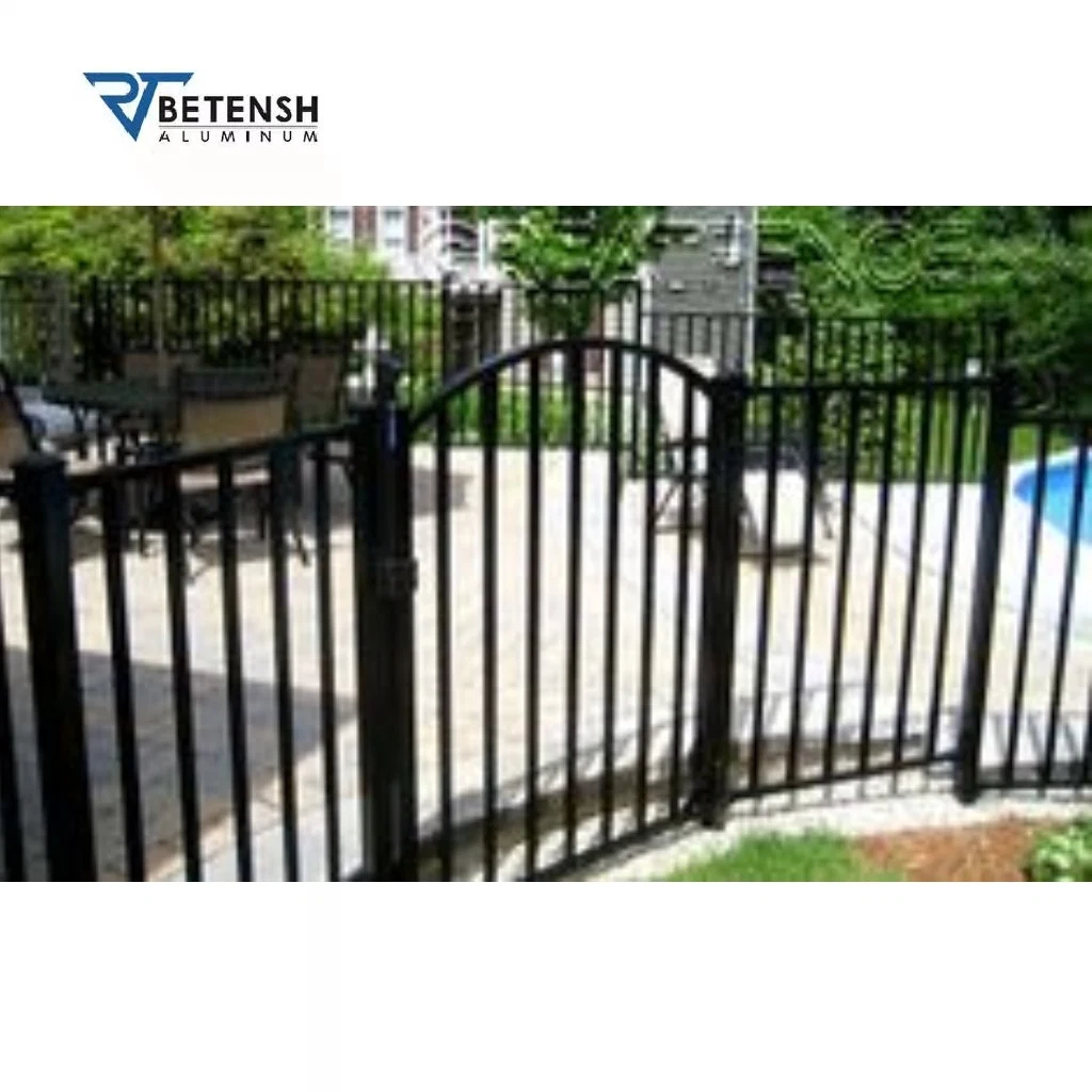 New Design Factory Alloy Slat Sliding Metal Swing Aluminum Walkway Gate with CE/ISO9001 for Home/Garden