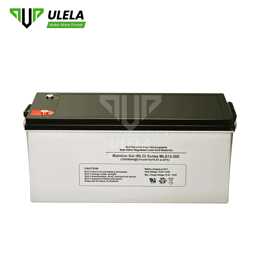 Ulela Solar Energy Battery Storage System Manufacturing 24V Lead Acid Battery Charger China Lead-Acid Batteries for Solar System