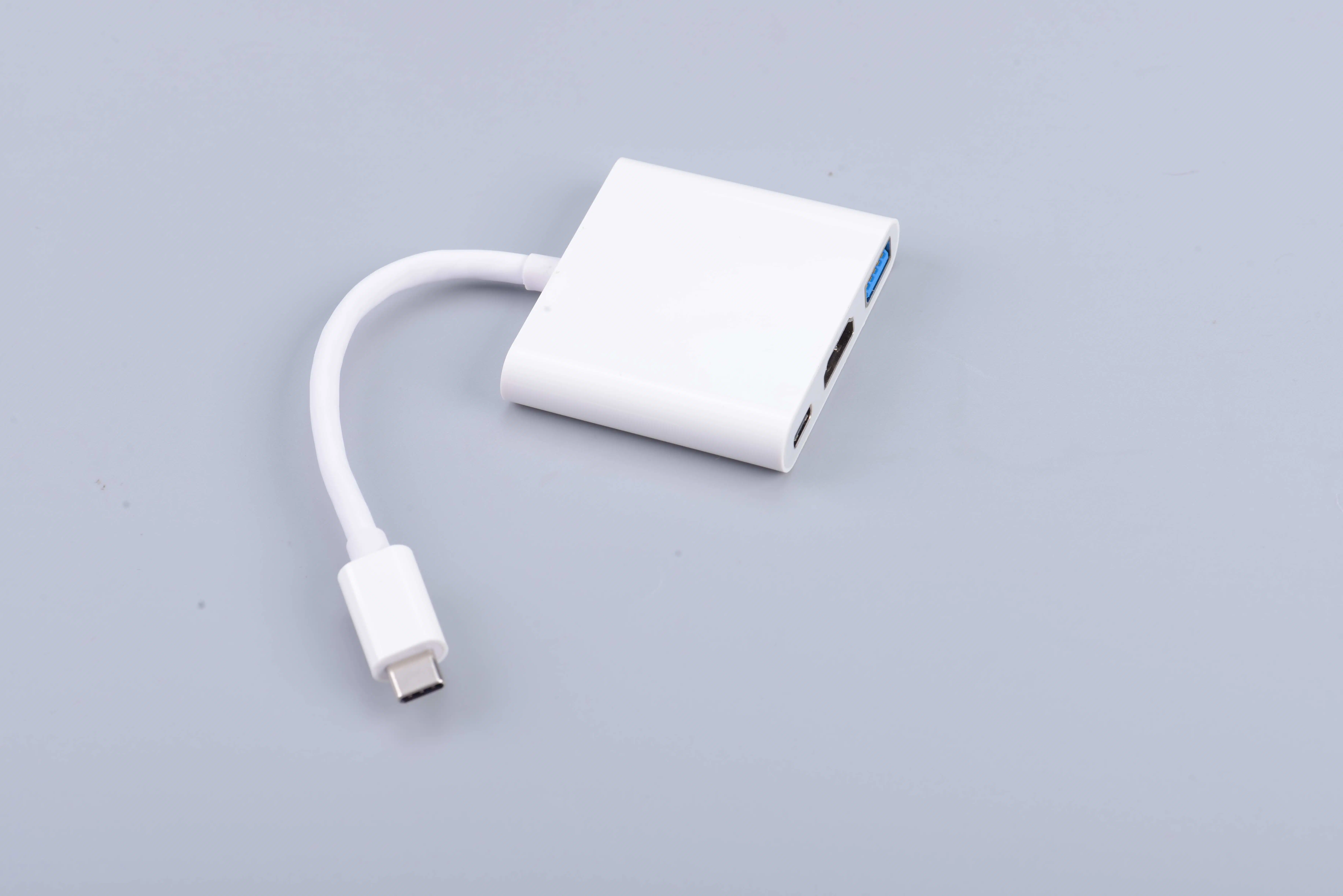 3-Zoll-USB-Multi-Adapter-Hub Typ C mit 4K/1-Zoll-USB-Steckeranschluss HDMI USB 3,0 für MacBook pro
