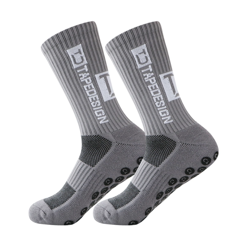 Anti-Slip Football Socks Men Women Non-Slip Soccer Basketball Tennis Sport Socks Grip Cycling Riding Socks 38-45