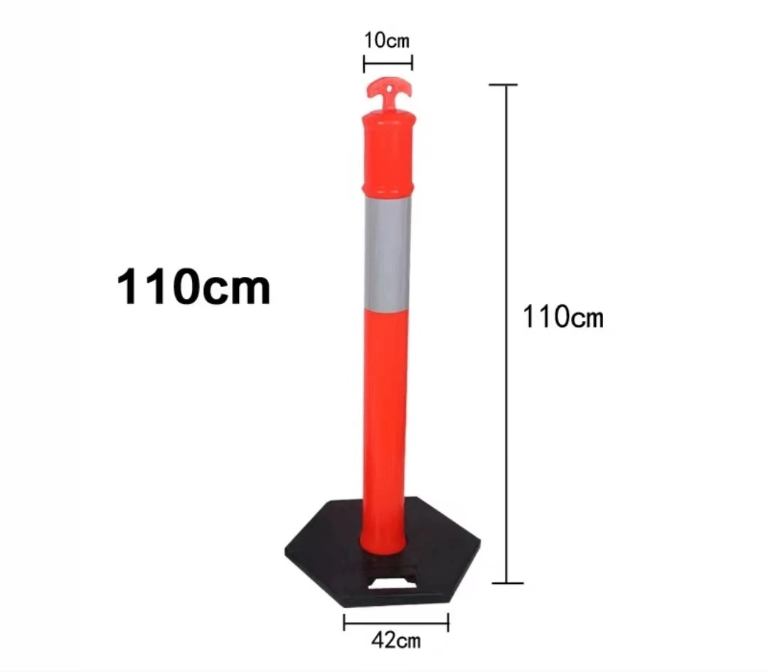 Armor Good Price Hi Visibility Reflective Road Safety Bollards Posts and Rubber Base Bollards