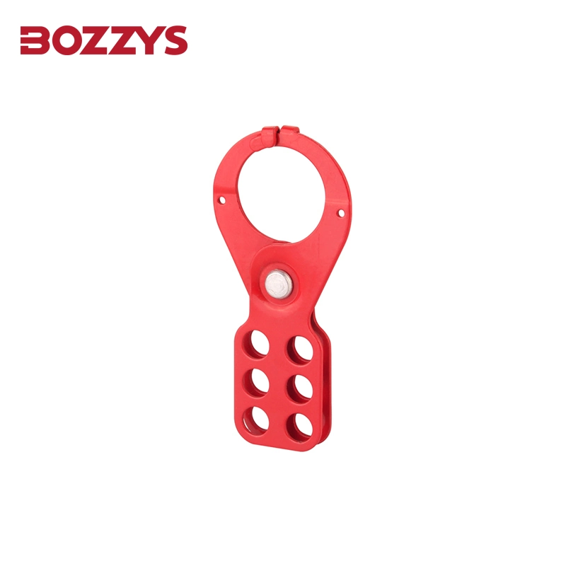 Resistant to High Temperature, Corrosion Economic Steel Locks Hasp with Red Nylon Coated Body