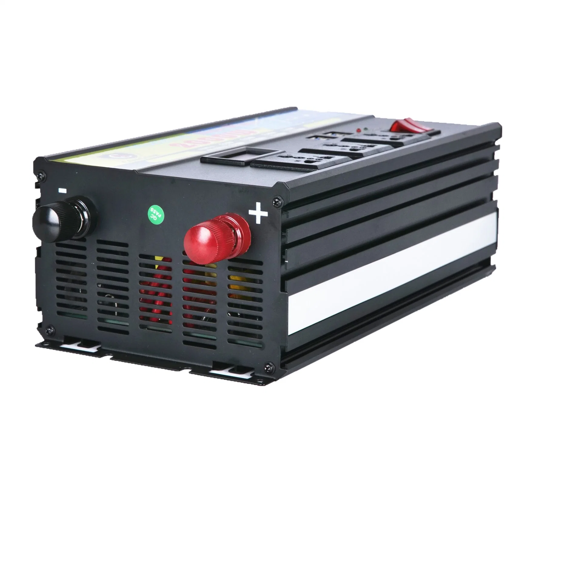 New Arrival 2000W power inverter dc 12v to ac 220v big capability modified sine wave inverter with three AC output sockets