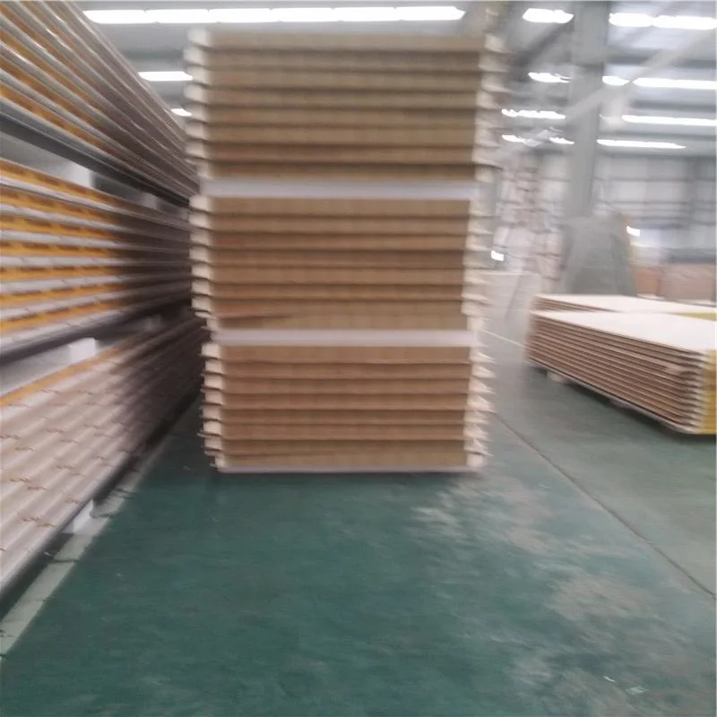 Warehouse/Cold Room Mineral Wool Panel Fireproof Rockwool Sandwich Wall Panel