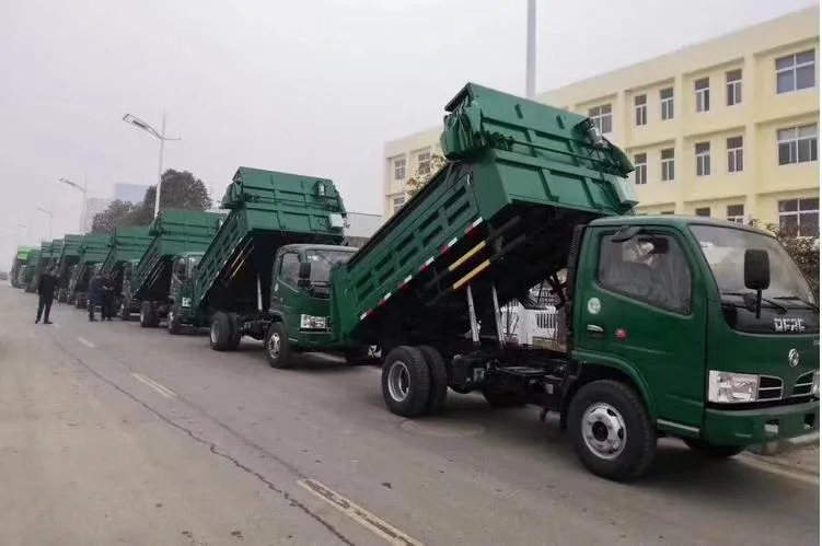 Usa Dongfeng utiliza 4X2 de 6 ruedas Dump/Dumper/Dumping o volquete/vuelco camión de carga 10t