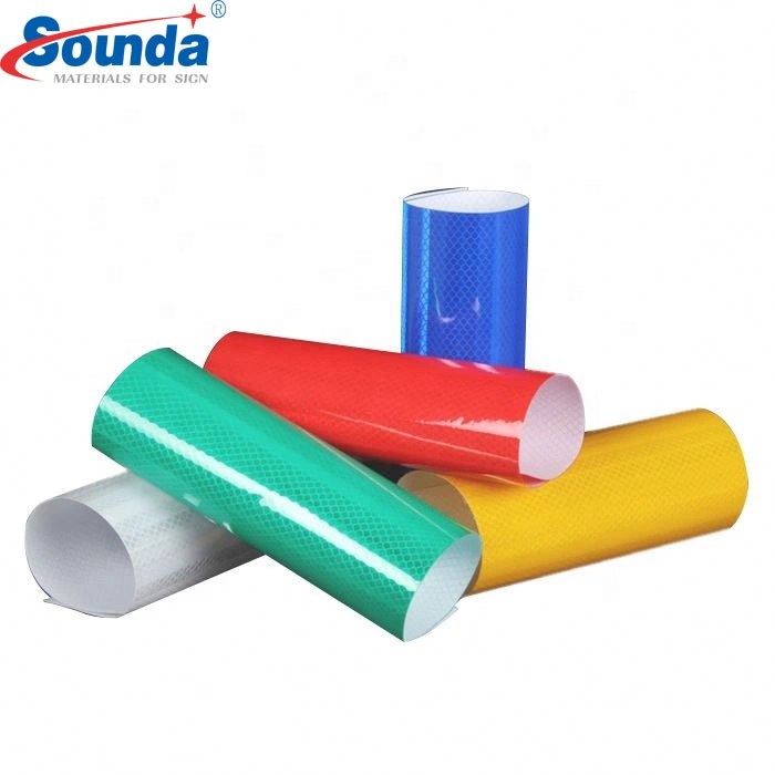 PVC Reflector Prismatic Retro Reflective Plastic Sheet for Clothing