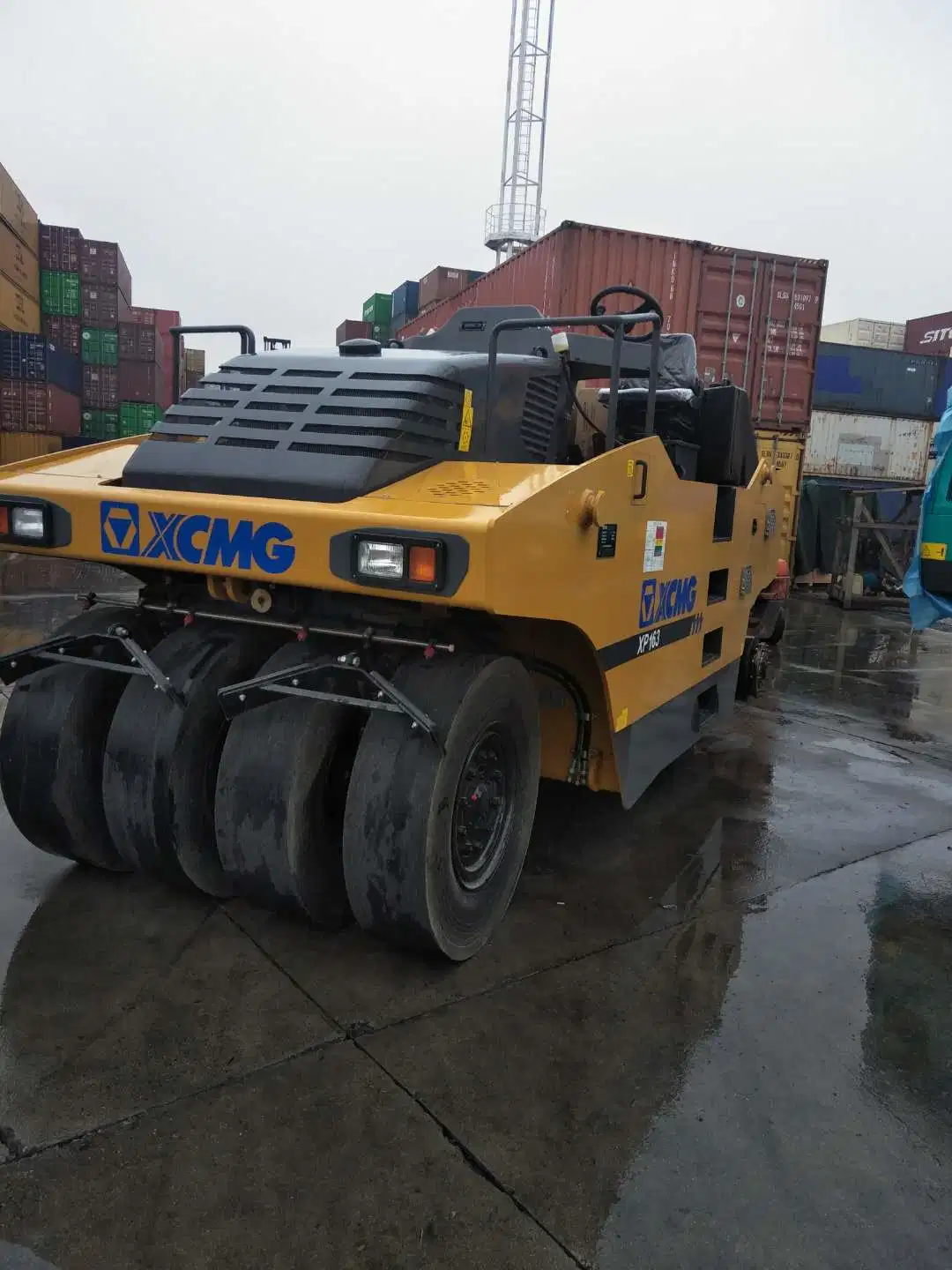 Los nuevos 16 Ton XP163 Rodillo neumático de carretera con ruedas con neumático de caucho