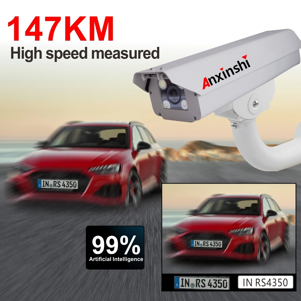 5.0-50mm Ai IP Camera Auto Focus Motorized Zoom Smart License Recognition Professional 5MP Lpr Anpr Car Camera System for Parking and Highway