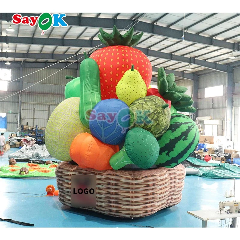 Gemüsegarten Aufblasbare Obst und Gemüse Aufblasbare Modell für Verkauf Custom Aufblasbare Maskottchen Dekoration