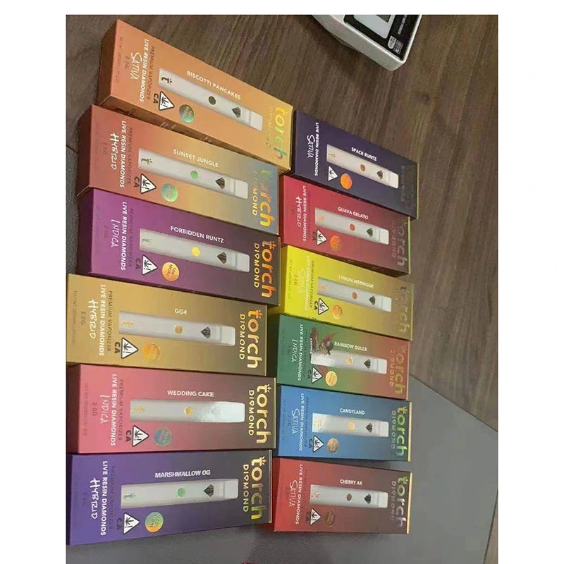 Wholesale/Supplier Torch Diamond 2 Gram Disposable/Chargeable Pen Vape Vaporizer with Sticker Master Boxes